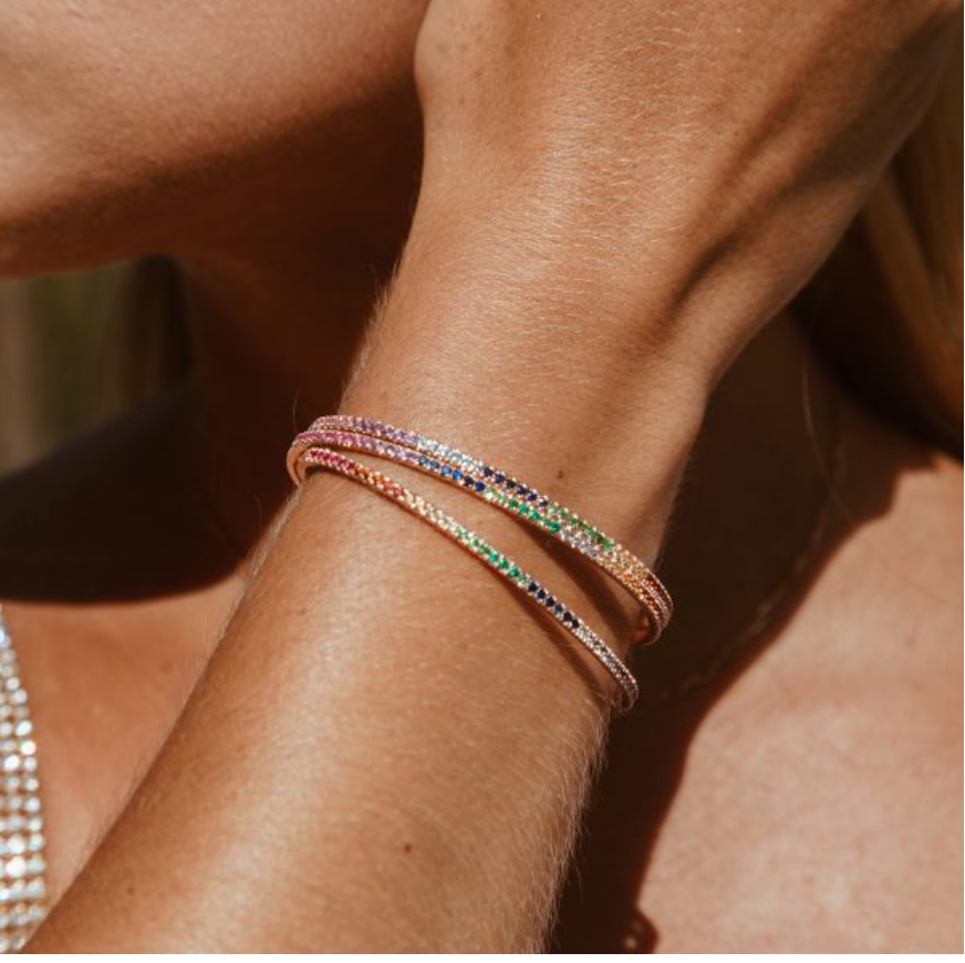 Rainbow Bangle - Millo Jewelry