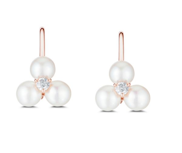 Tri Pearl Earrings - Millo Jewelry