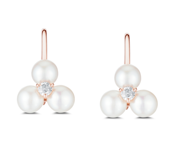 Tri Pearl Earrings - Millo Jewelry
