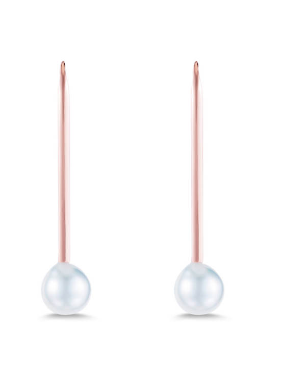 Pearl Stick Earrings - Millo Jewelry