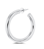 Load image into Gallery viewer, 3cm Tube Hoops - Millo Jewelry
