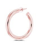 Load image into Gallery viewer, 3cm Tube Hoops - Millo Jewelry
