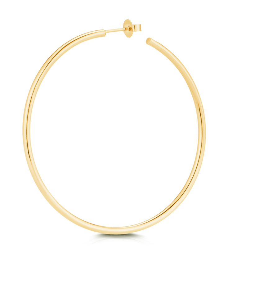 5cm Tube Hoops - Millo Jewelry