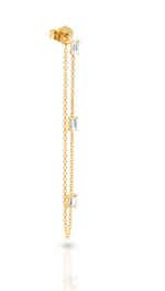 Load image into Gallery viewer, Tribeca Ear Chain - Millo Jewelry
