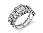 Load image into Gallery viewer, Illusion Center Dot Dash Ring - Millo Jewelry
