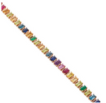 Load image into Gallery viewer, Rainbow Eternity Necklace - Millo Jewelry