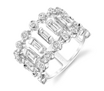 Load image into Gallery viewer, Dot Dash Diamond Ring - Millo Jewelry