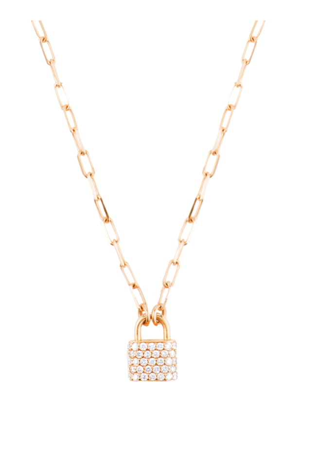 Padlock Necklace - Millo Jewelry