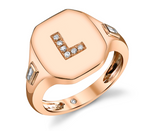 Load image into Gallery viewer, Initial Pinky Ring - Millo Jewelry