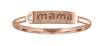 Load image into Gallery viewer, The Twiggy - &quot;MAMA&quot; Skinny Signet - Millo Jewelry