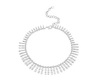 Load image into Gallery viewer, Triple Dot Dash Diamond Necklace - Millo Jewelry