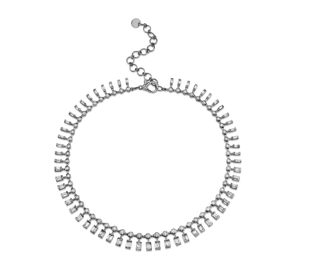 Dot Dash Diamond Necklace - Millo Jewelry