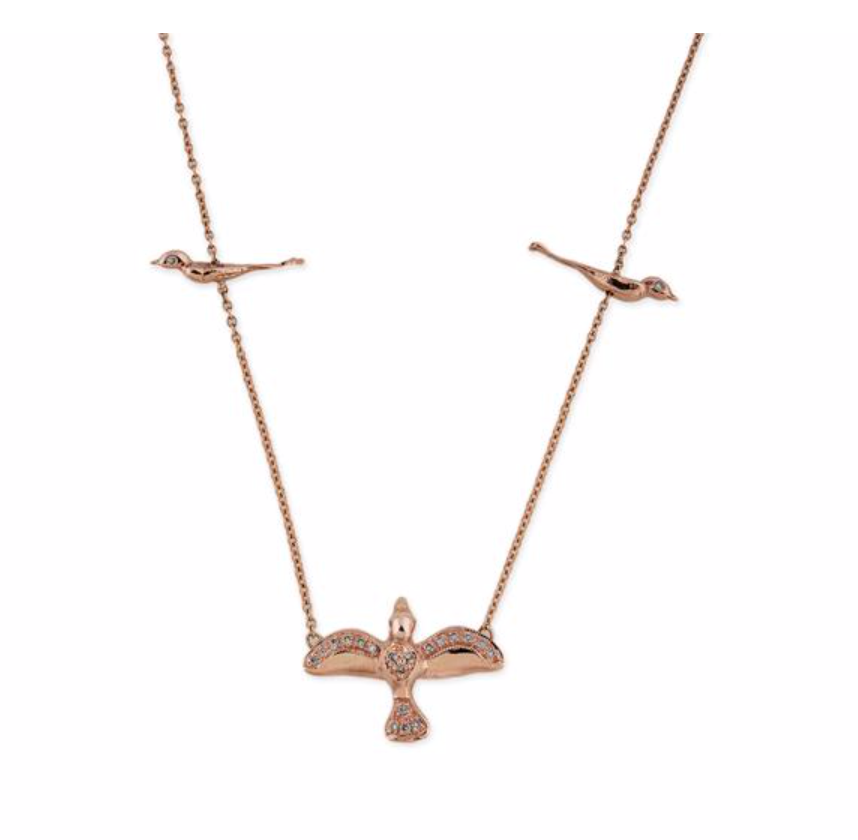 3 Birds Necklace - Millo Jewelry