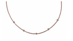 Load image into Gallery viewer, 5 Diamond Spaced Out Choker - Millo Jewelry
