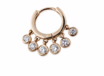 Load image into Gallery viewer, Diamond Mini Shaker Hoop - Millo Jewelry