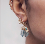 Load image into Gallery viewer, Pave Mini Hoops - Millo Jewelry
