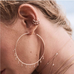 Load image into Gallery viewer, Diamond Shaker Hoops - Millo Jewelry

