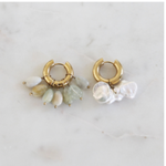 Load image into Gallery viewer, Mismatched Pearl and Mineral Earrings BO-40 - Millo Jewelry
