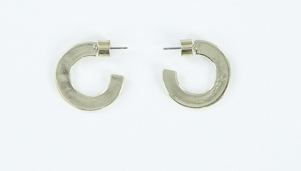 Small Flat Hoops - Millo Jewelry