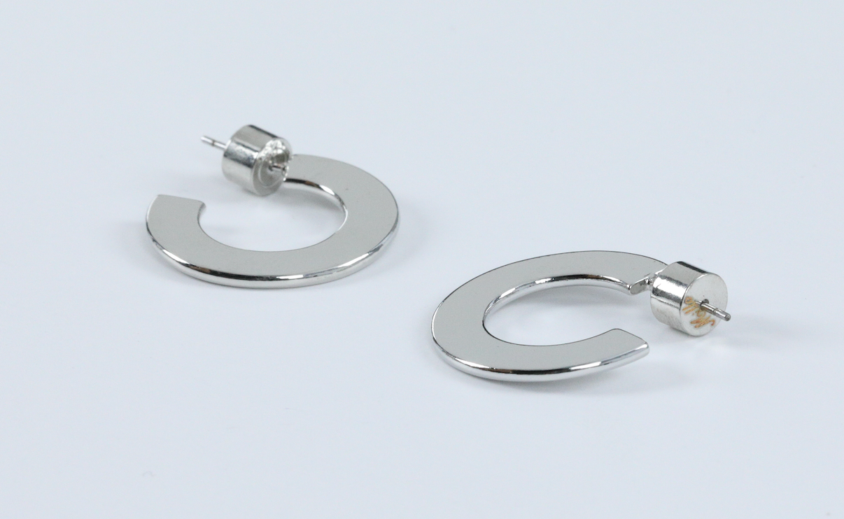 Small Flat Hoops - Millo Jewelry