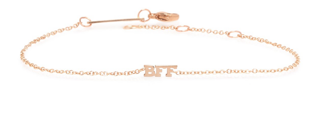 14kt Gold Itty Bitty BFF Bracelet - Millo Jewelry