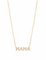 Load image into Gallery viewer, 14kt Gold Itty Bitty MAMA Necklace - Millo Jewelry