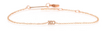 Load image into Gallery viewer, 14kt Gold Itty Bitty XO Bracelet - Millo Jewelry