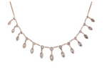 Load image into Gallery viewer, Diamond Marquise Shaker Necklace - Millo Jewelry
