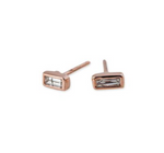 Load image into Gallery viewer, Diamond Baguette Earrings - Millo Jewelry
