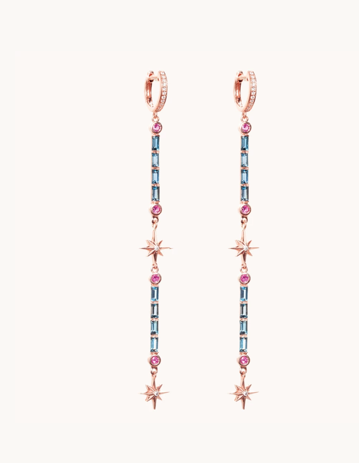 Double Wand Earrings - Millo Jewelry