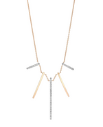 Load image into Gallery viewer, Beat Necklace- White Diamond - Millo Jewelry

