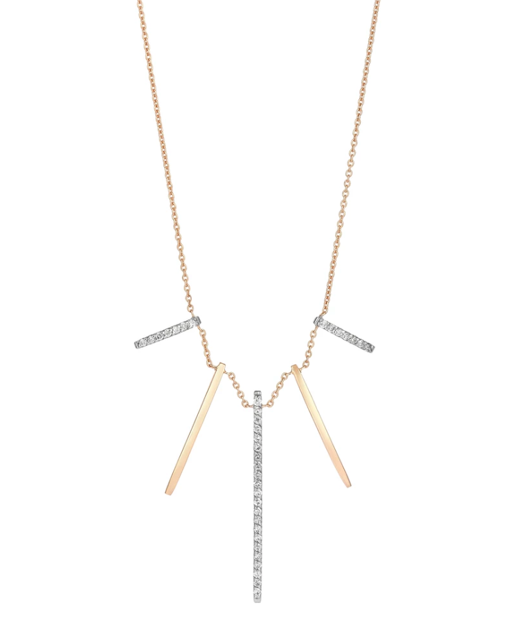 Beat Necklace- White Diamond - Millo Jewelry