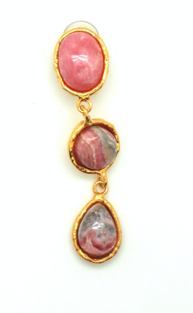 Dangle Cascade 3 Stone Earring - Millo Jewelry
