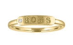 Load image into Gallery viewer, The Twiggy - Skinny Signet &quot;BOSS&quot; (Diamond) - Millo Jewelry
