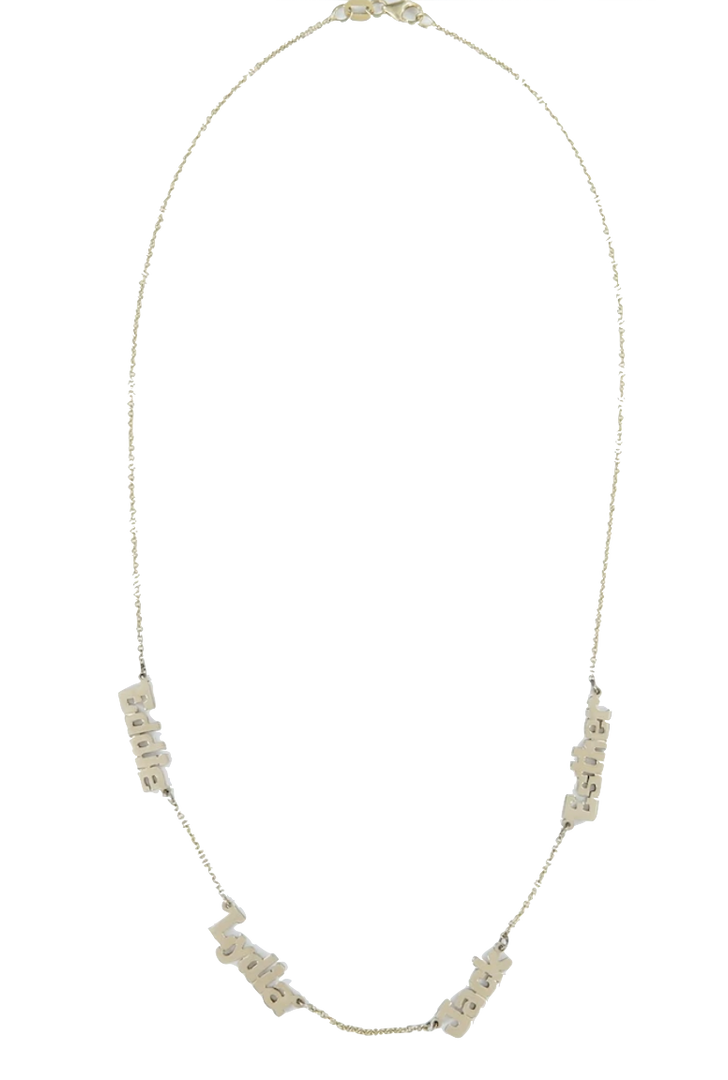 14K Custom Nameplate Necklace - Millo Jewelry