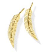 Load image into Gallery viewer, Feather Earrings, Medium - Millo Jewelry