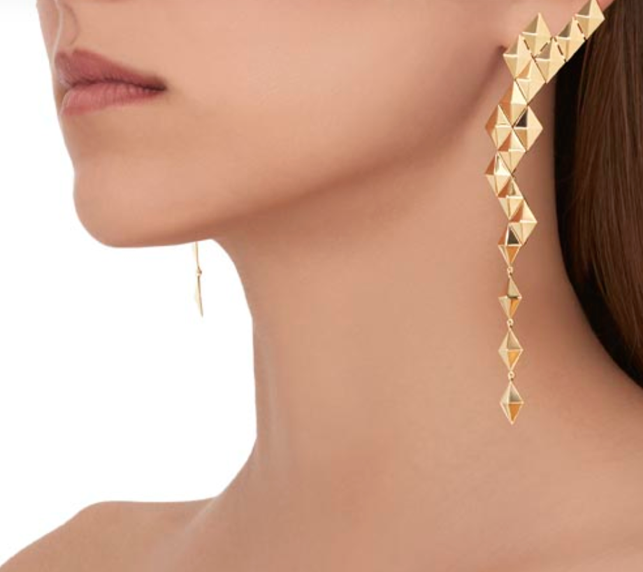 Python Asymmetrical Drop Earrings - Millo Jewelry