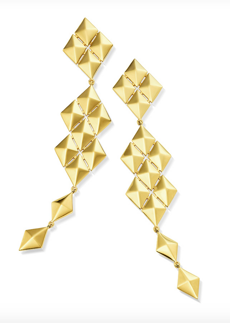 Python Symmetrical Drop Earrings - Millo Jewelry