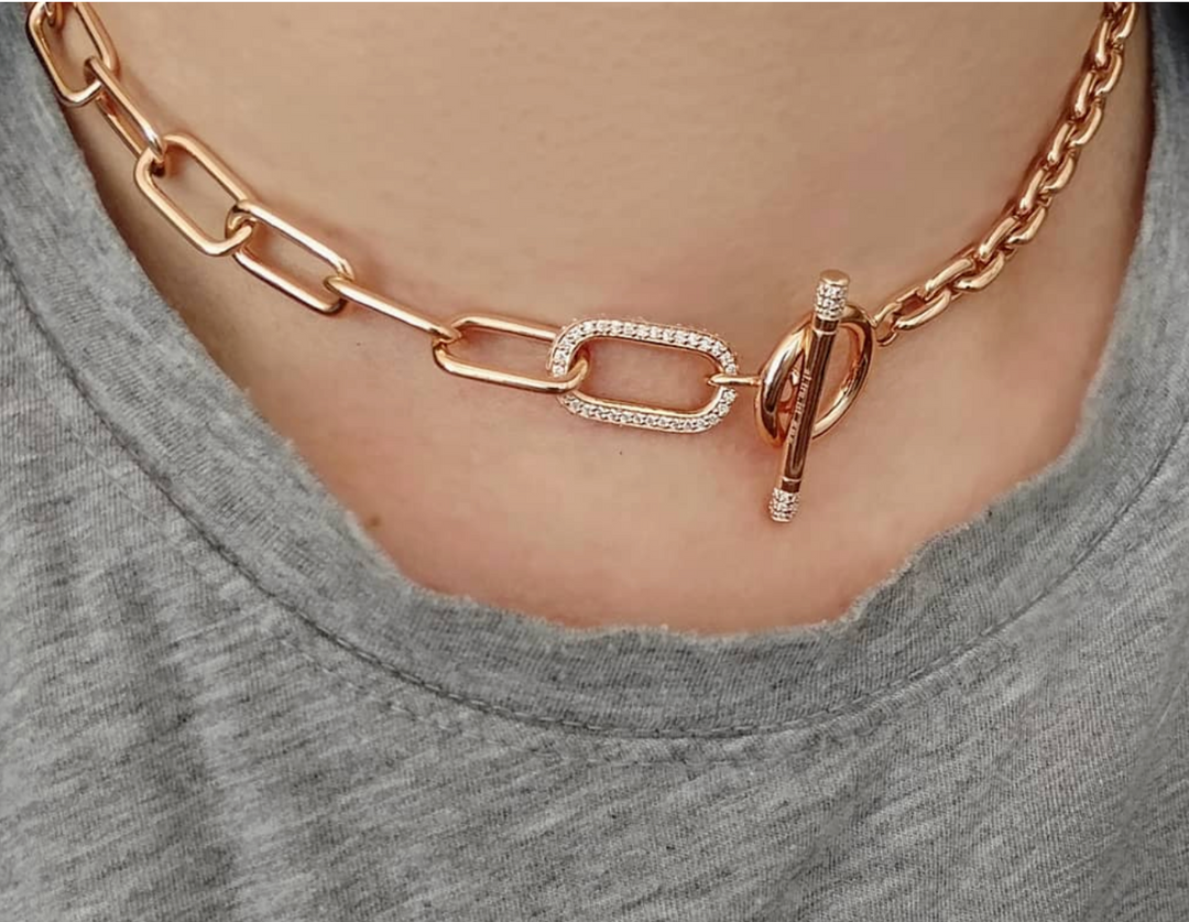 Bowery St Chain Link Wrap Choker - Millo Jewelry