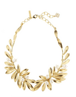 Load image into Gallery viewer, Pearl Leaf Necklace - Millo Jewelry