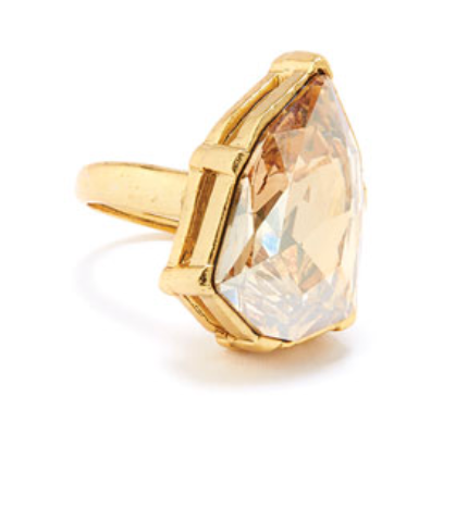 Gallery-Set Crystal Ring - Millo Jewelry
