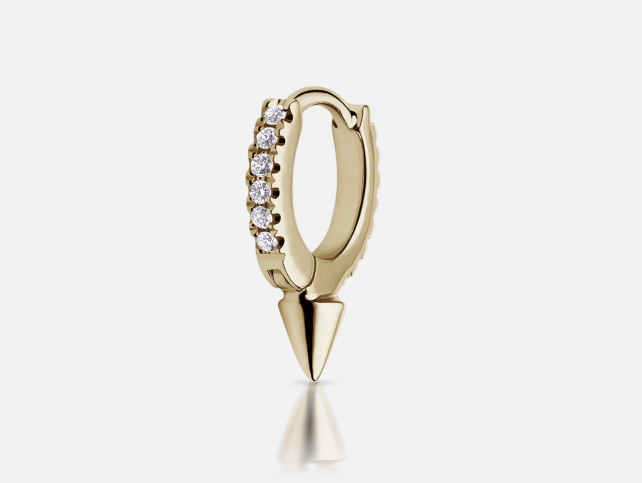 6.5mm Single Short Spike Diamond Eternity Clicker - Millo Jewelry