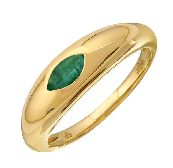 Marquise Stone Dome Ring - Millo Jewelry