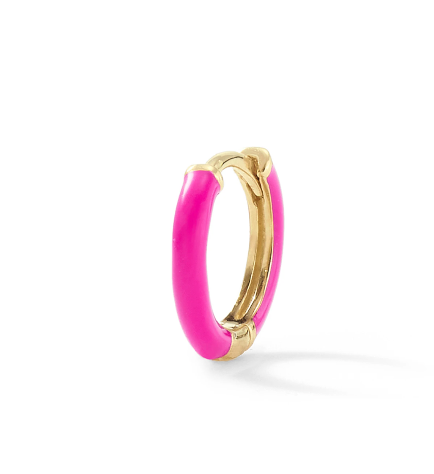 Tiny Enamel Huggy - Millo Jewelry