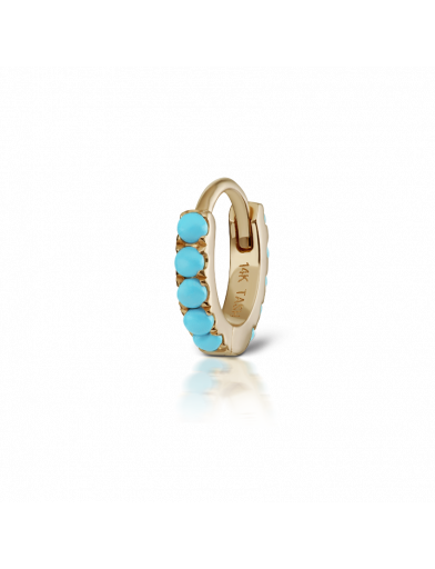 6.5mm Turquoise Eternity Clicker - Millo Jewelry