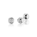 Load image into Gallery viewer, Pave Screw Stud (5mm) - Millo Jewelry
