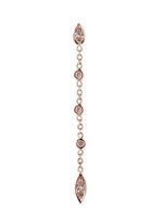 Load image into Gallery viewer, Jacquie Aiche &quot;3 Diamond Tinkerbell Chain Stud&quot; - Millo Jewelry