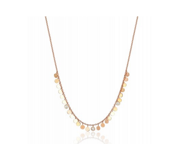 Kismet By Milka "Dangle Circles Necklace Short" - Millo Jewelry