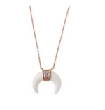 Load image into Gallery viewer, Mini Bone Double Horn Necklace - Millo Jewelry