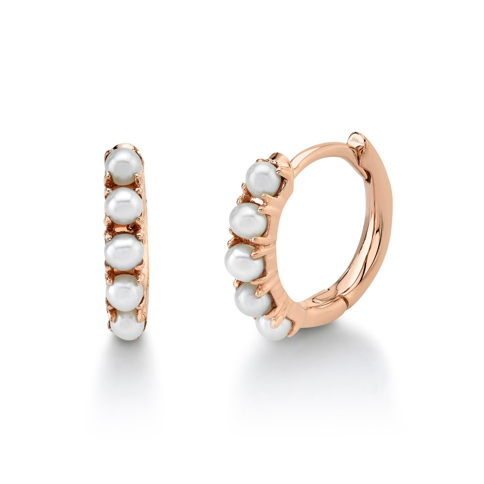 CULTURED PEARL HUGGIE EARRING - Millo Jewelry